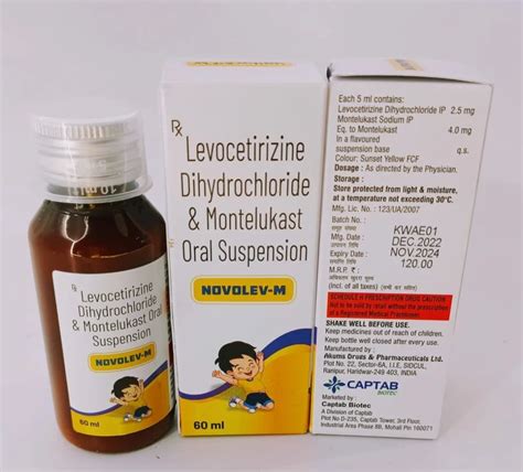 levocetirizine dihydrochloride syrup for kids.